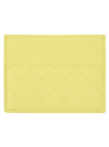 Pénztárca Bottega Veneta Intreccio Card Holder Bézs | 651401 VCQC4