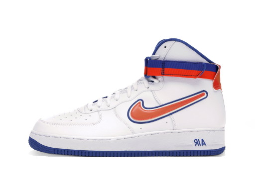 Sneakerek és cipők Nike Air Force 1 High Sport NBA White Team Orange Game Royal Fehér | AV3938-100