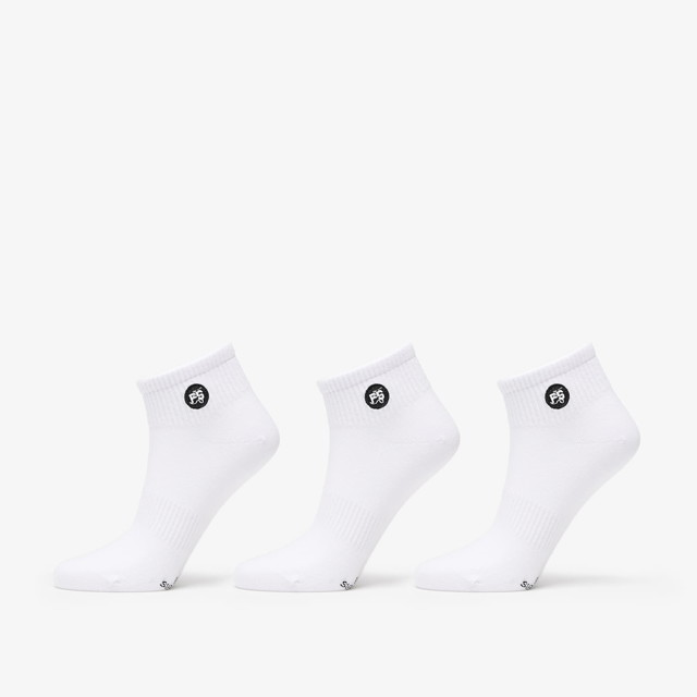 Zoknik és harisnyanadrágok Footshop Ankle Socks 3-Pack White Fehér | FTSHP_372