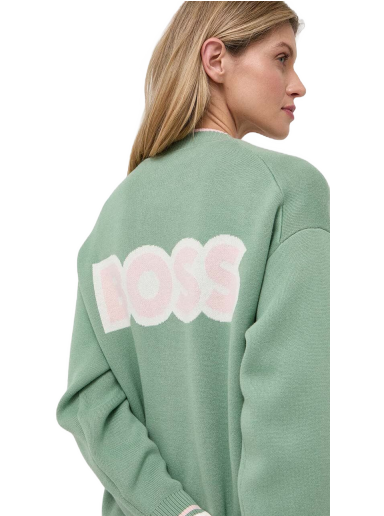Pulóver BOSS Sweater Zöld | 50489676