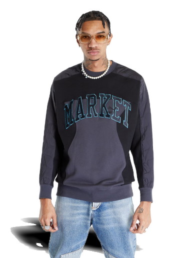 Sweatshirt Puma MARKET x Relaxed Crew Phantom Fekete | 536086 85