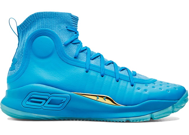 Sneakerek és cipők Under Armour Curry 4 Retro Flooded Türkizkék | 1298306-404