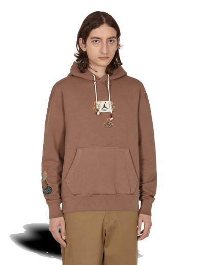 Sweatshirt Jordan Travis Scott x Hooded Sweatshirt Barna | DO4093-256