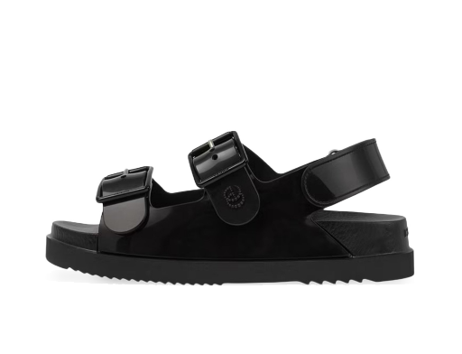Sneakerek és cipők Gucci Mini Double G Sandal Fekete | 660243 J8700 1000