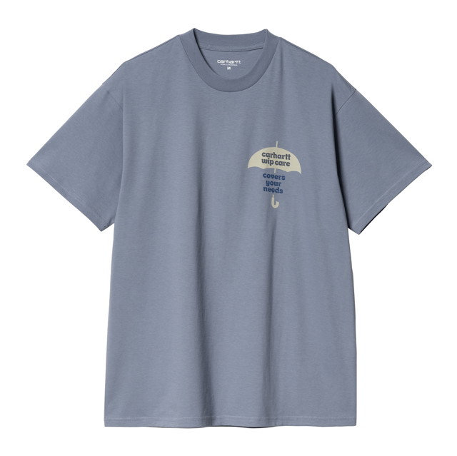 Póló Carhartt WIP S/S Covers T-Shirt Kék | I033165_1YD_XX