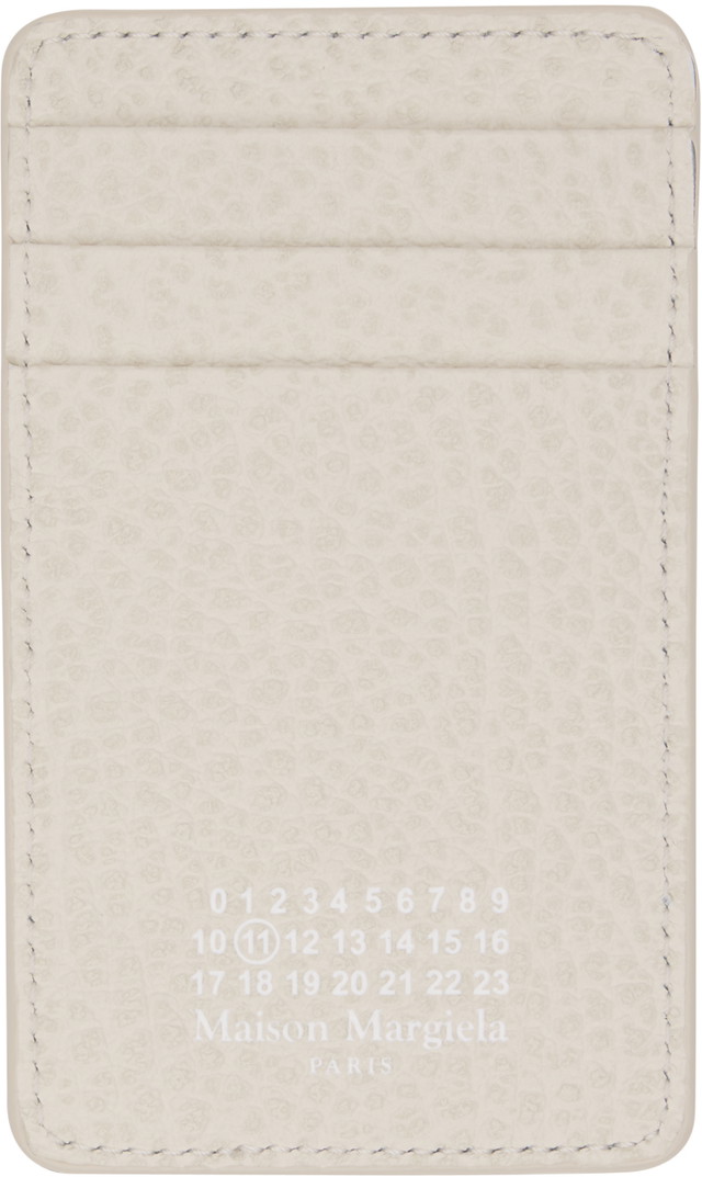 Pénztárca Maison Margiela Four Stitches Card Holder Szürke | SA1VX0017 P4455