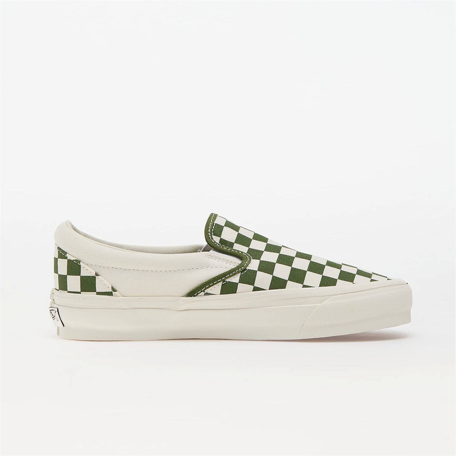 Sneakerek és cipők Vans Slip-On Reissue 98 LX Checkerboard Pesto Zöld | VN000CSECIB1, 1