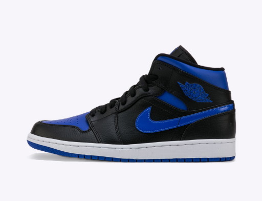 Korlátozott példányszámban Jordan Air Jordan 1 Mid "Black Hyper Royal" Kék | 554724-068