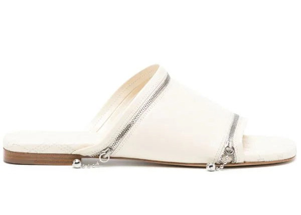 Sneakerek és cipők Burberry Peep Slides Ivory W Bézs | 8083786