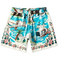 California Hawaiian Pj Shorts