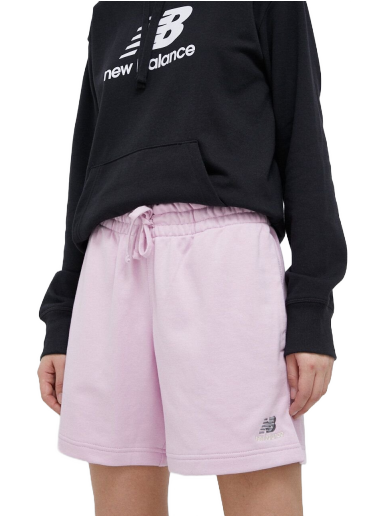 Rövidnadrág New Balance Sweat Shorts Rózsaszín | US21500LLC
