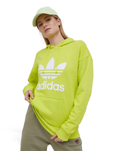 Sweatshirt adidas Originals Hoodie Adicolor Zöld | HE6950