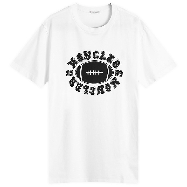 Póló Moncler 1952 Football T-Shirt Fehér | 8C000-89AKK-12-032