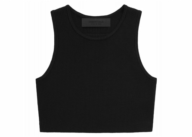 Pulóver Fear of God Core Collection Knit Sport Tank Black Fekete | 192SU245340FW