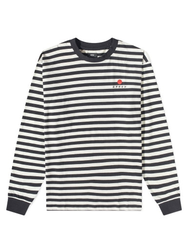 Póló EDWIN Basic Stripe Tee Fekete | I031843-0D267