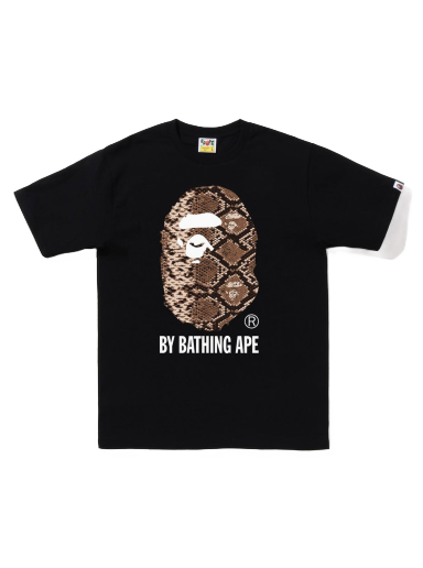 Póló BAPE Snake By Bathing Ape Tee Fekete | 1I80-110-036