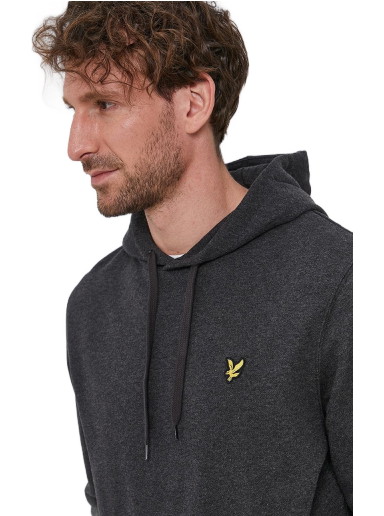 Sweatshirt Lyle & Scott Pullover Hoodie Fekete | ML416VOG.398