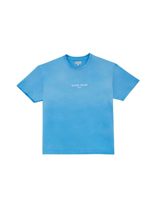 Póló GUESS Classic Logo T-Shirt Kék | M2BI01KBB50