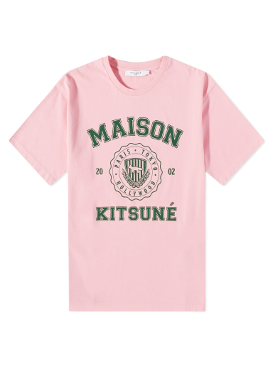 Póló MAISON KITSUNÉ Varsity Comfort Tee Rózsaszín | KM00143KJ0105-P622