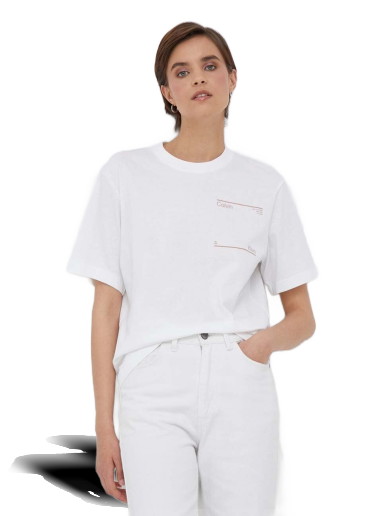 Póló CALVIN KLEIN Boyfriend Tee Fehér | K20K205723