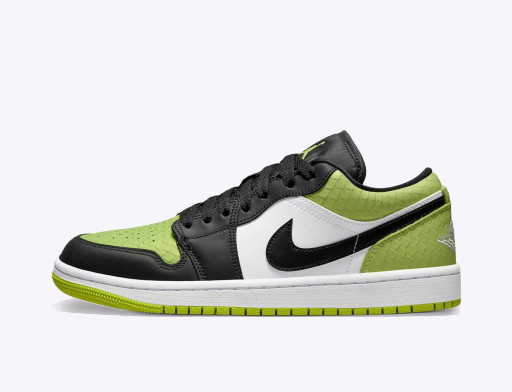 Sneakerek és cipők Jordan Air Jordan 1 Low SE "Vivid Green Snakeskin" W Zöld | DX4446-301