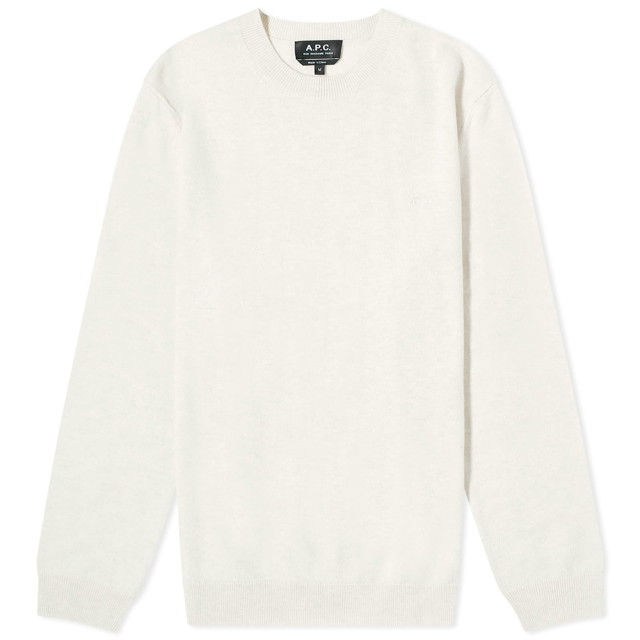 Pulóver A.P.C. Philo Logo Knitted Jumper Bézs | WVBBY-F23289-PAA