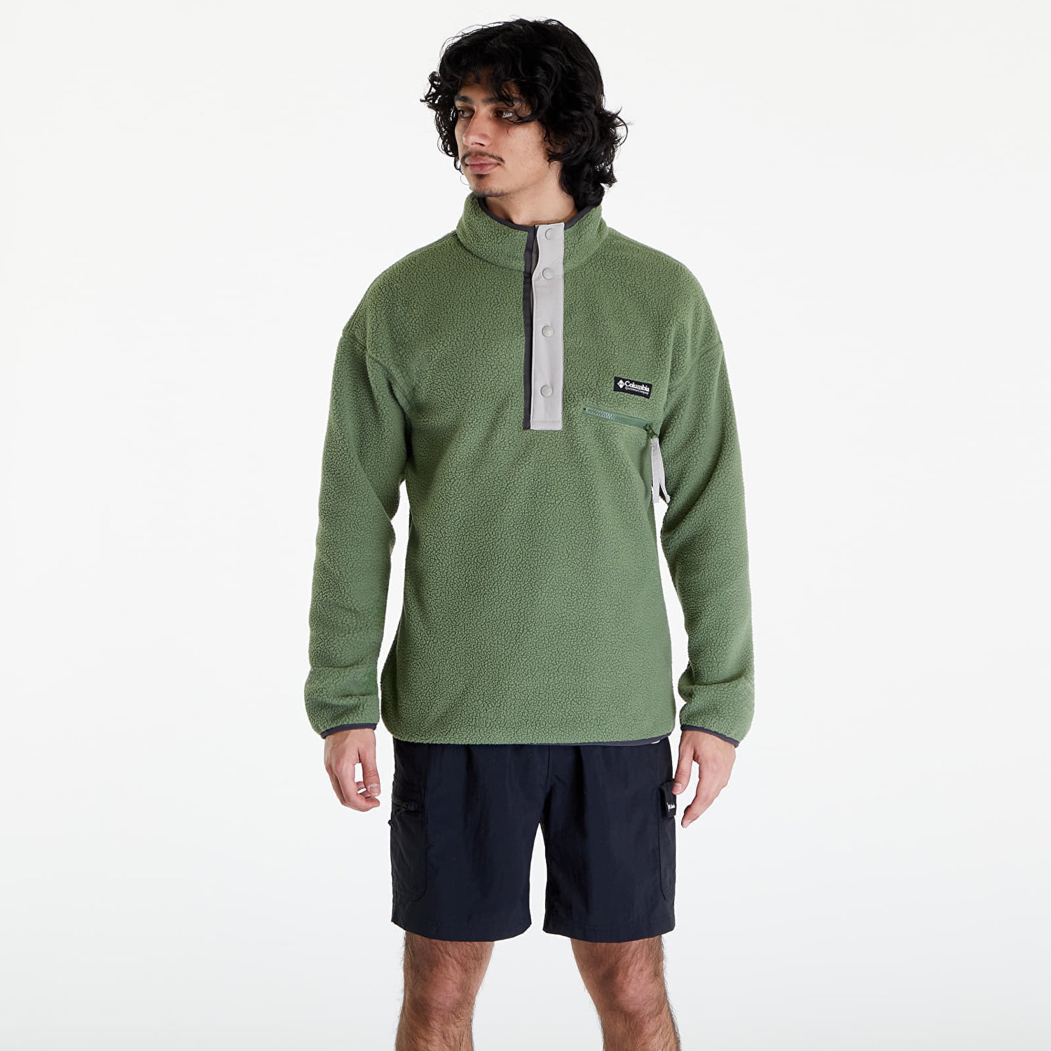 Sweatshirt Columbia Helvetia™ Half Snap Fleece Zöld | 1889853352, 0