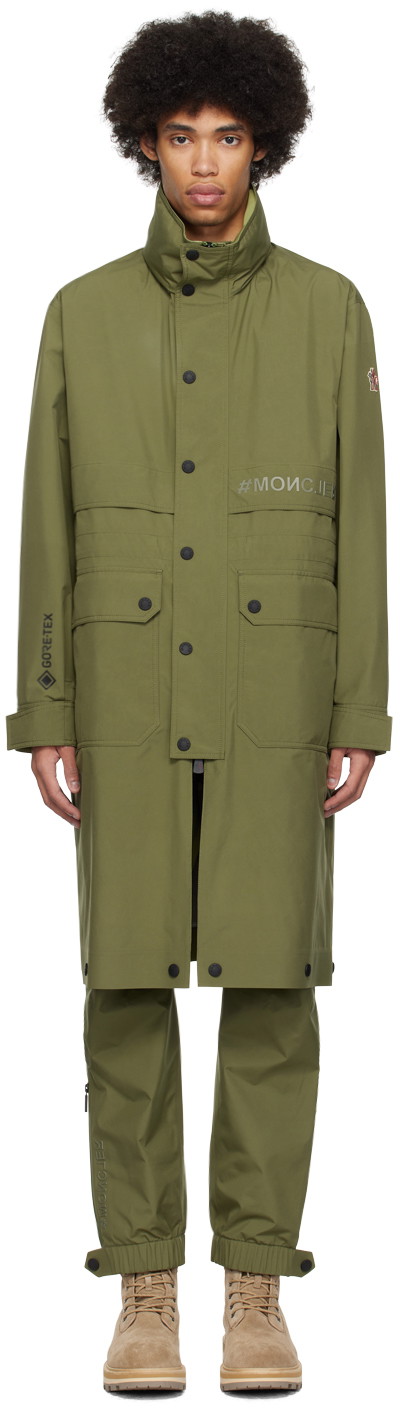 Kabátok Moncler Grenoble Steig Coat Zöld | J10971C0000154AL5