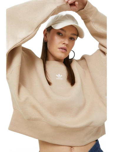 Sweatshirt adidas Originals Essentials Fleece Sweatshirt Bézs | HJ7868