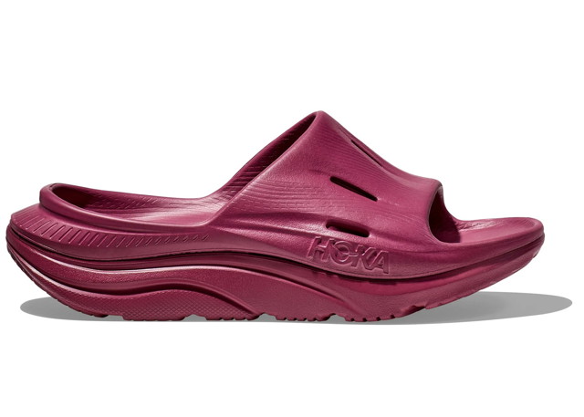 Sneakerek és cipők Hoka One One Ora Recovery Slide 3 Beet Root Burgundia | 1135061-BTRT