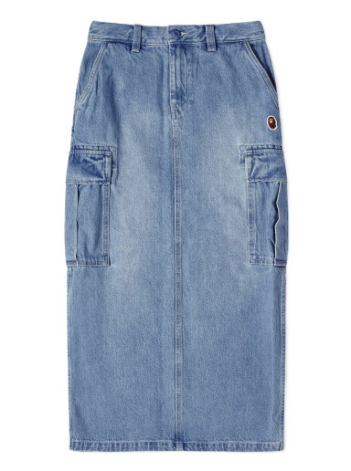 Szoknya BAPE Denim 6Pocket Skirt Kék | 001DKJ802001L-IND