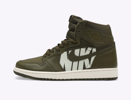 Korlátozott példányszámban Jordan Air Jordan 1 High OG "Olive Canvas" Zöld | 555088-300