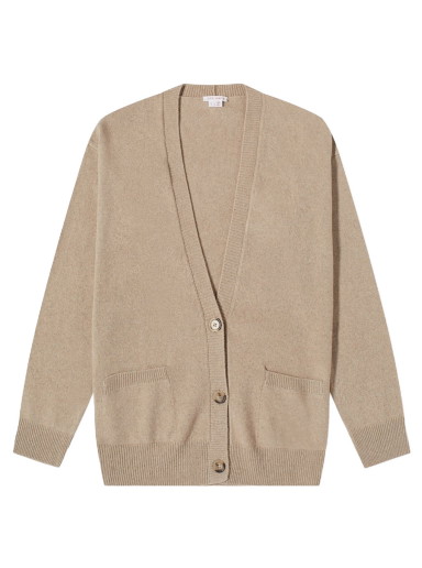 Pulóver A.P.C. x Jane Birkin Jane Cashmere Cardigan Bézs | WSAAX-M22214-PBB