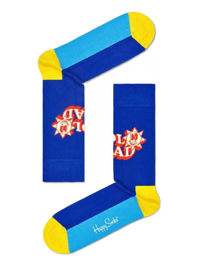 Zoknik és harisnyanadrágok Happy Socks Number One Dad Kék | NOD01.6500