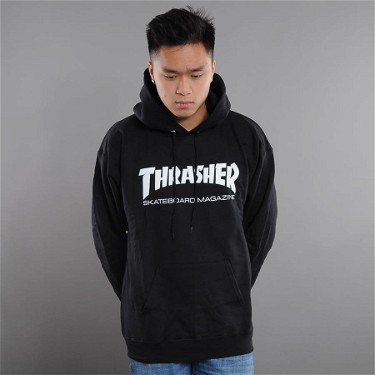 Sweatshirt Thrasher Skate Mag Hoody Fekete | 113103BK, 0