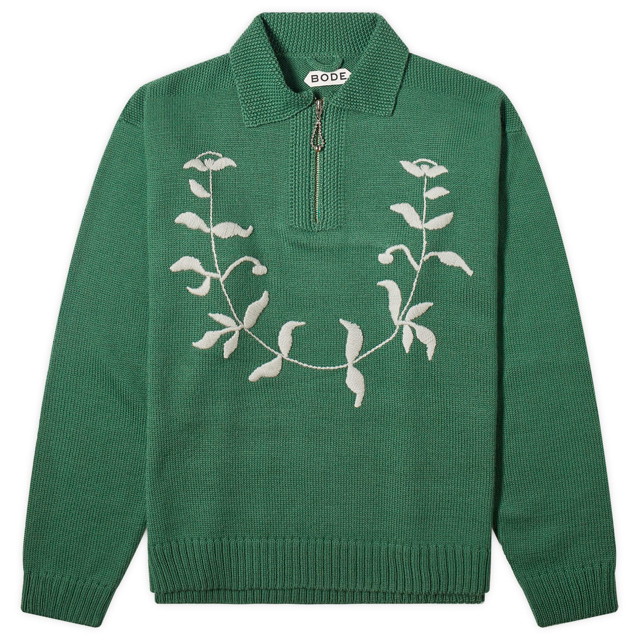 Floret Embroidered Knit