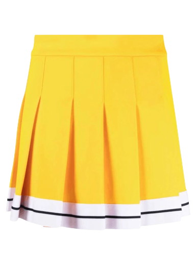 Szoknya Palm Angels Track Pleated Skirt Sárga | PWCC055F22FAB0011601