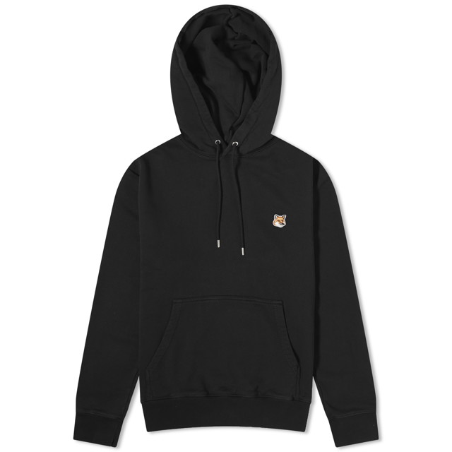 Sweatshirt MAISON KITSUNÉ Patch Regular Hoodie Fekete | LM00702KM0001-P199