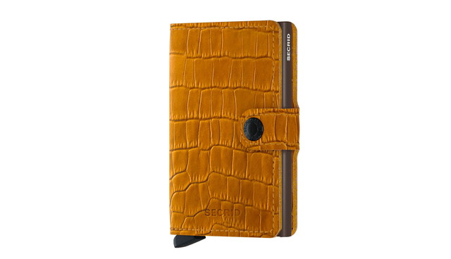 Pénztárca Secrid Secrid Miniwallet Cleo Ochre-Brown 
Narancssárga | MCl-Brown