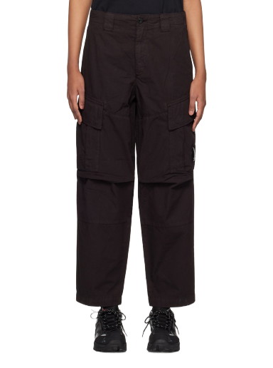 Oldalzsebes nadrágok C.P. Company Lens Cargo Pants Fekete | 14CMPA115A-006475G