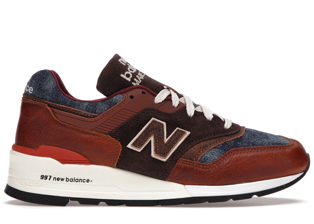 Sneakerek és cipők New Balance 997 Elevated Basics "Brown/Blue" Barna | M997SOC