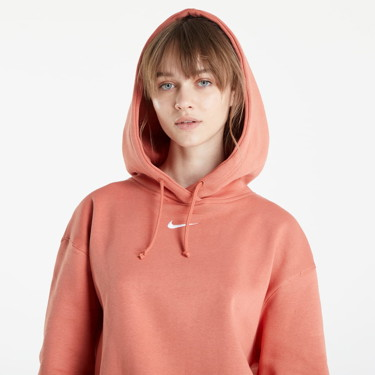 Sweatshirt Nike Sportswear Collection Essentials Oversized Fleece 
Piros | DJ7668-827, 2