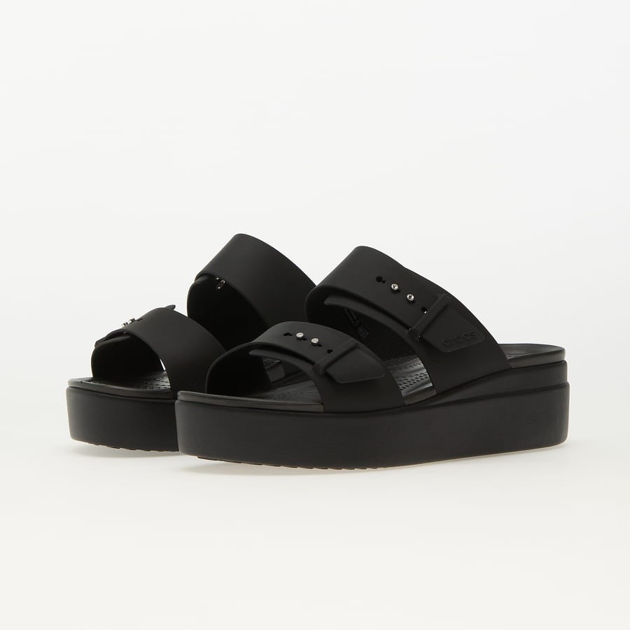 Sneakerek és cipők Crocs Brooklyn Buckle Slide Fekete | 207431-001, 0