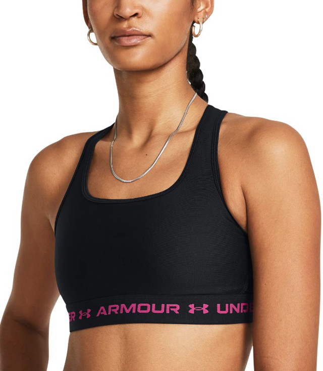 Melltartó Under Armour Crossback Mid Bra-BLK Fekete | 1361034-004