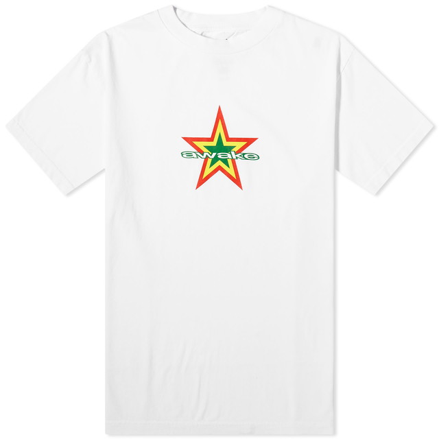 Póló Awake NY Star Logo T-Shirt Fehér | AWK-FW23-TS005-WHT