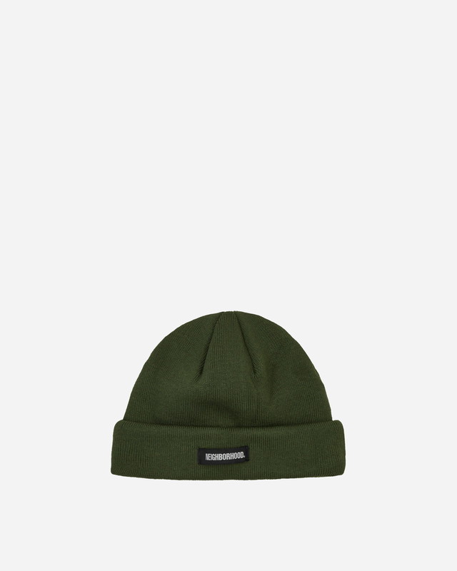 Beanie sapkák Neighborhood Mini Beanie Green Zöld | 241YGNH-HT02 GR