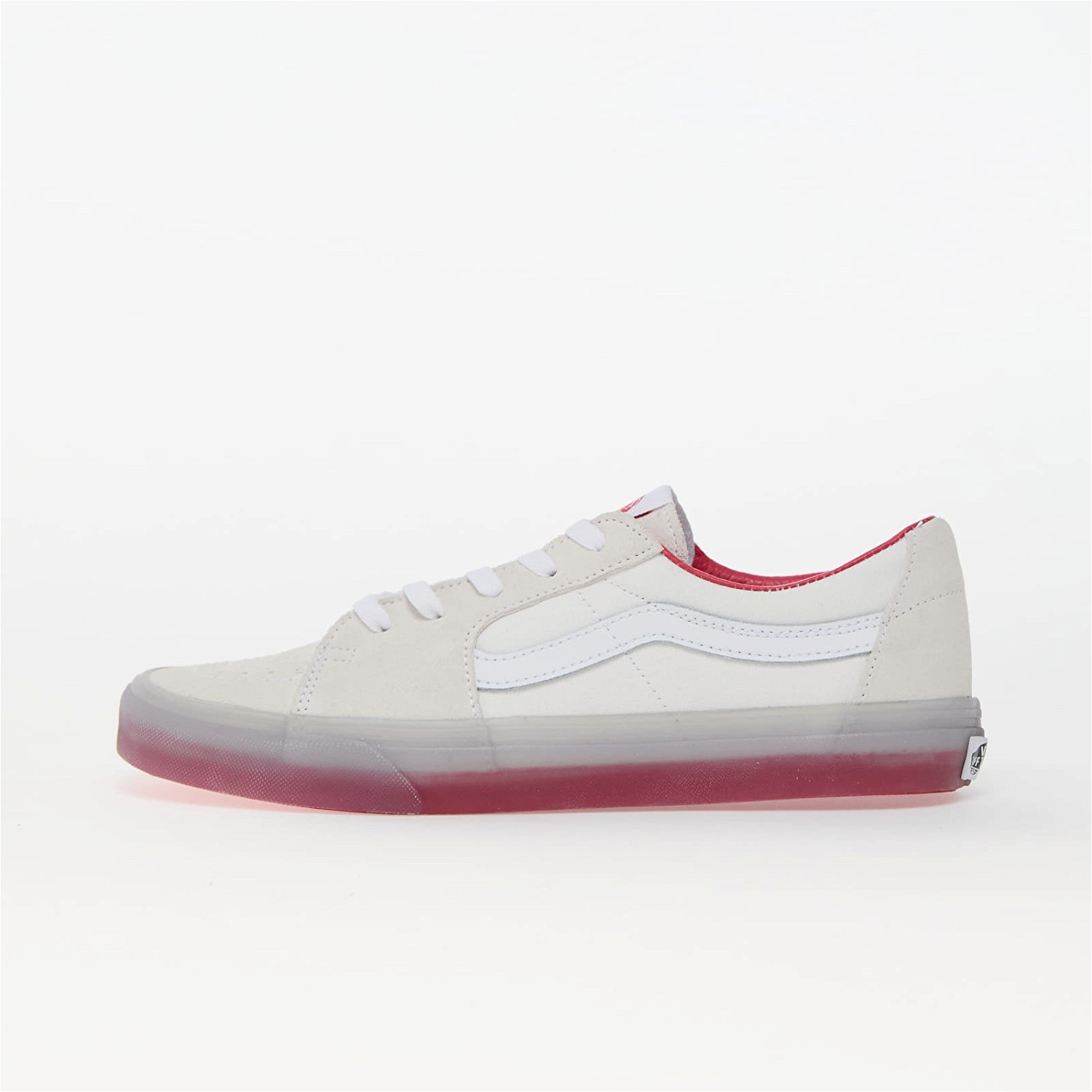 Sneakerek és cipők Vans Sk8-Low Translucent Sidewall White/ Red Fehér | VN0009QRYF91, 0