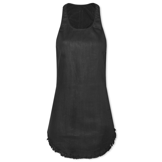 Mellények Rick Owens Tank Vest Wax Fekete | DS01D1109-SBW-99