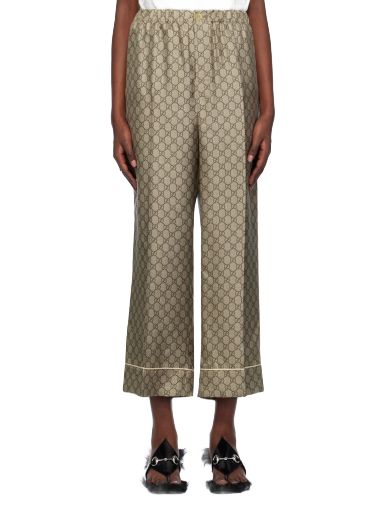 Nadrág Gucci Supreme Trousers Barna | 758277 ZANRP