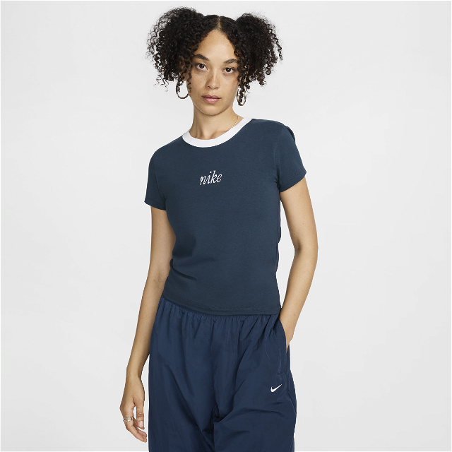 Póló Nike Sportswear Chill Knit Sötétkék | HF8819-478